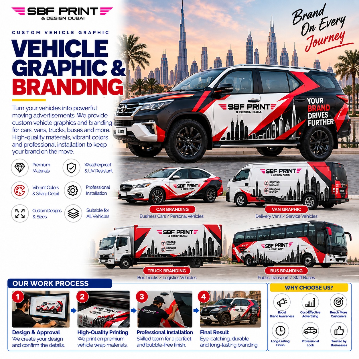 Vehicle Graphics & Branding Dubai — SBF Print